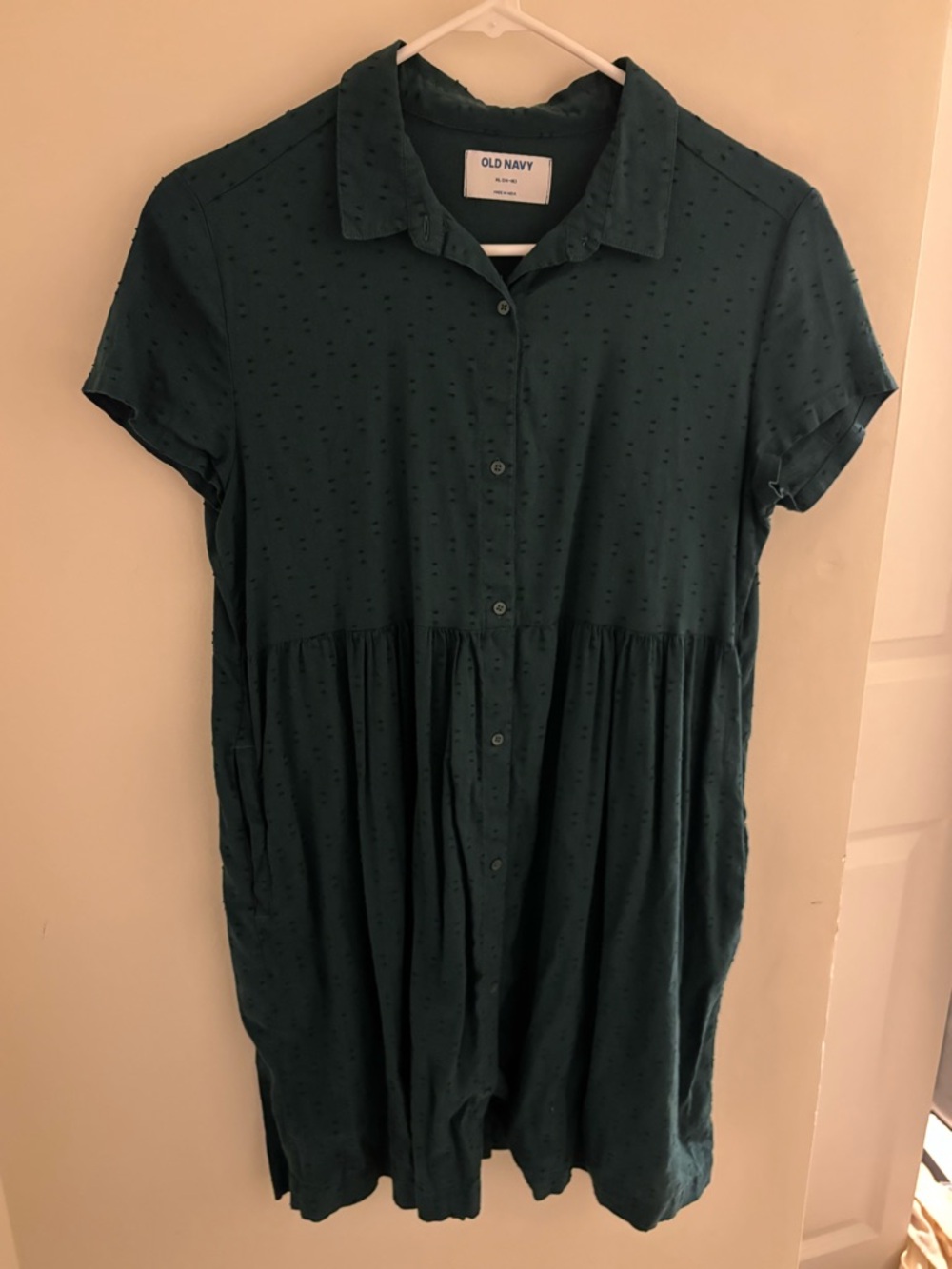 Old Navy Kids Button-Front Short Sleeve Dress